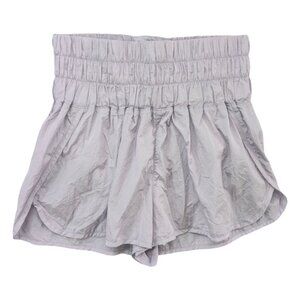 Free People FP Movement The Way Home Shorts Womens Lavender High Rise 2" Size L